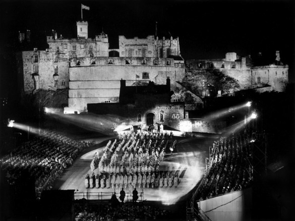 Edinburgh Castle Esplanade 1950 Edinburgh Tattoo